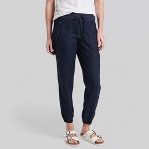 Athleta Cabo Linen Jogger- navy